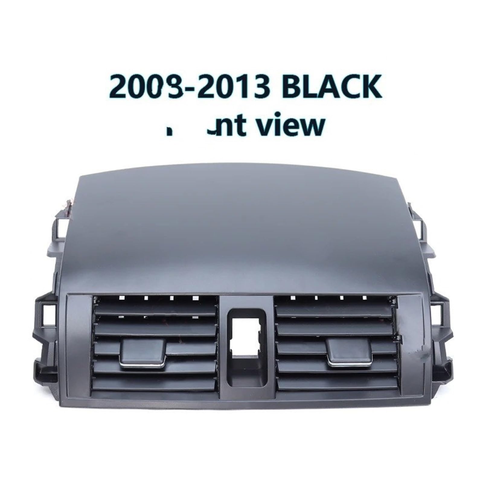 Bocchetta Condizionata Auto Griglia Ventilazione Centrale Cruscotto Anteriore Griglia Uscita Aria Condizionata Pieghevole Per TOYOTA Per COROLLA 2008-2013(Black 1)