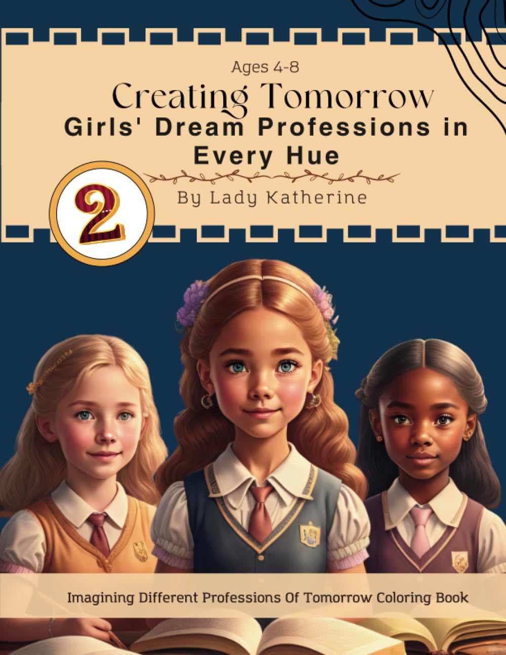 Creating Tomorrow: Girls' Dream Professions in Every Hue {Vol 2} Imagining Different Professions Of Tomorrow Coloring Book: Collection of 50 Relaxing ... Professions Coloring Pages For Girls Ages 4-8
