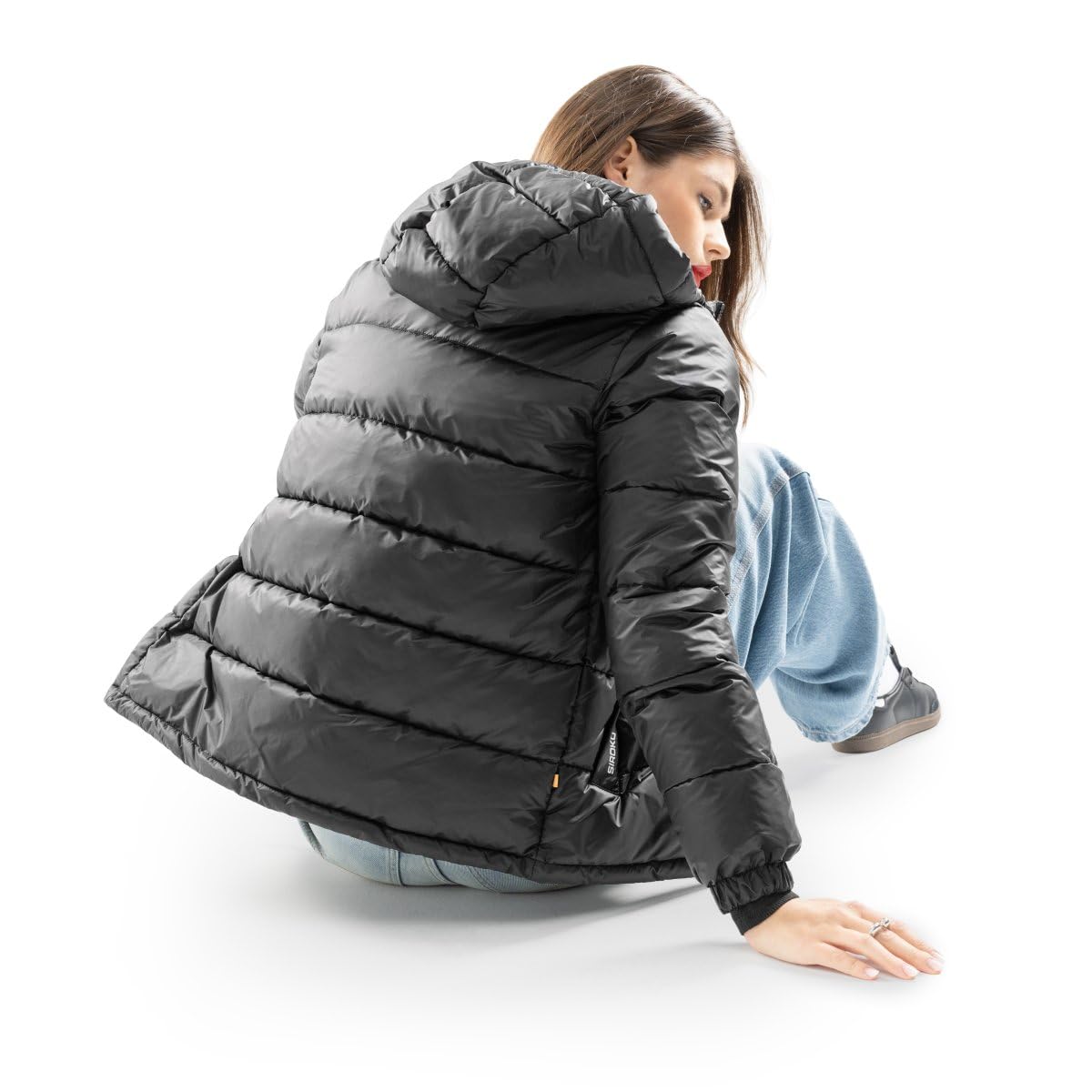 SIROKO Chaqueta acolchada lifestyle Tacca-W Negro