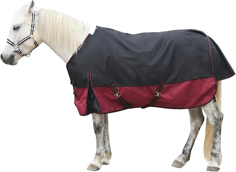 1200D Tear-Resistant Rain Blanket Horse 200 g/m  - Waterproof & Warm Winter