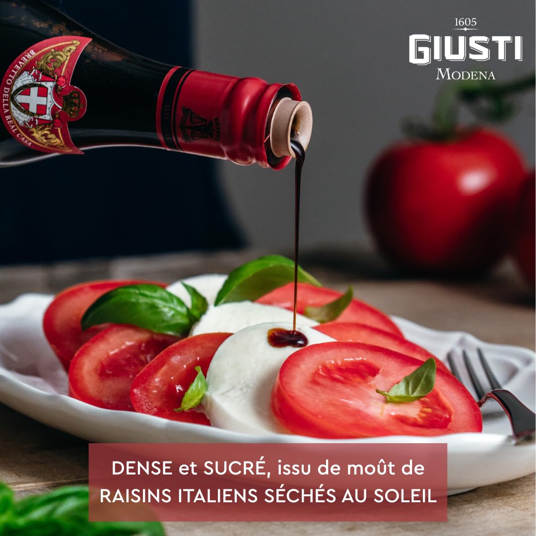 Giusti - Vinaigre Balsamique de Modène IGP 3 Médailles d'Or - 250ml Champagnotta
