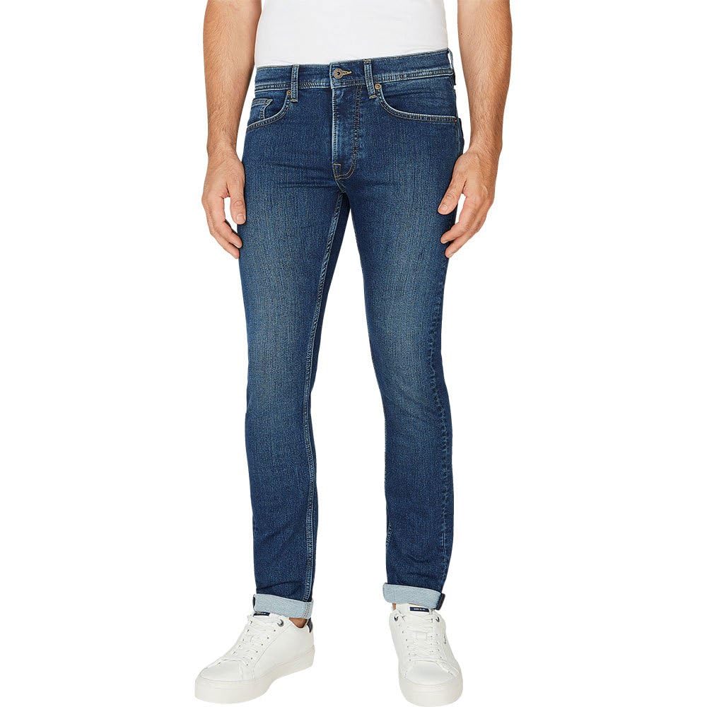 Pepe Jeans Men's Slim Fit Gym Regular Waist Jeans Track Jeans