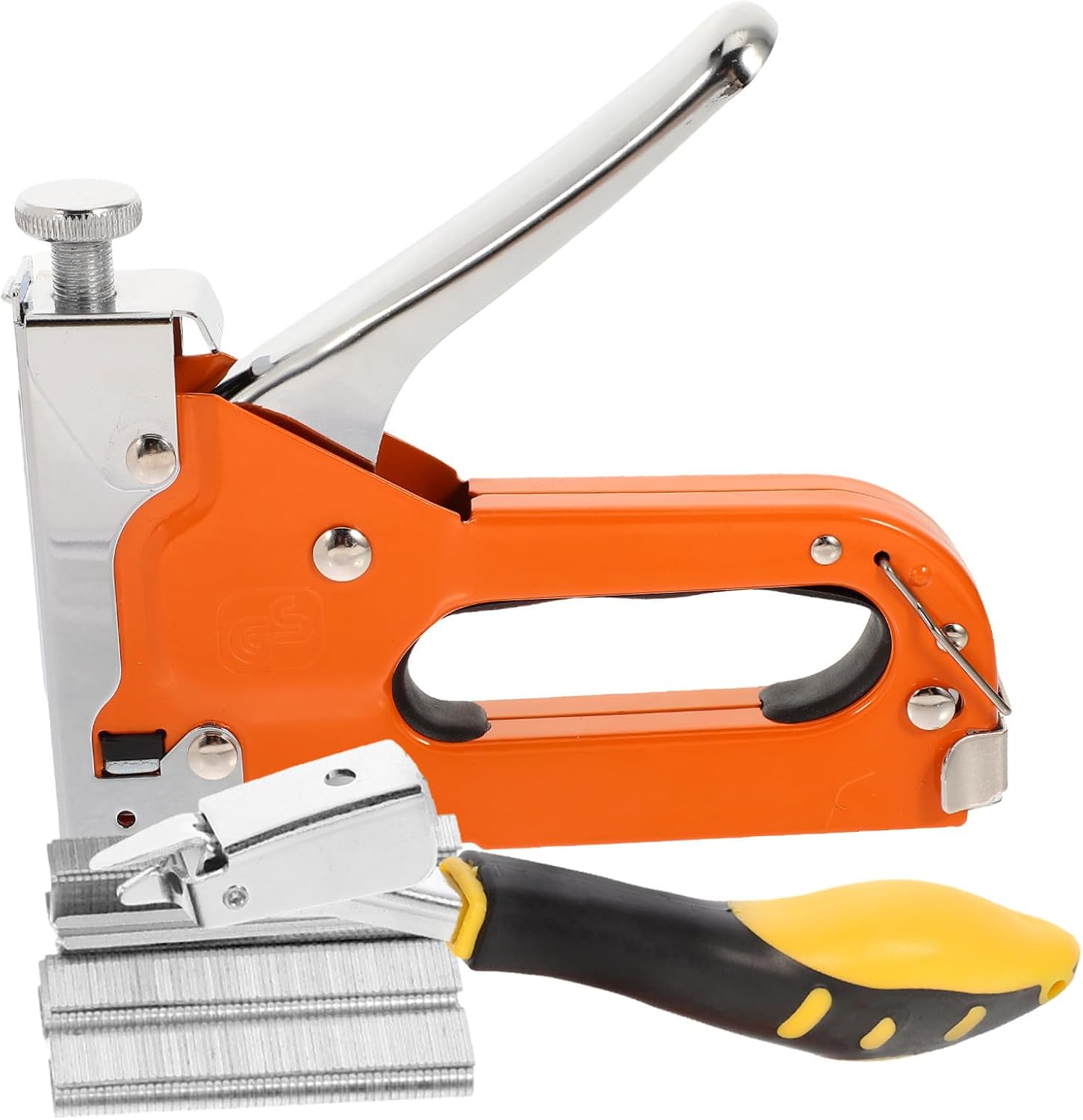 Cabilock Heavy Duty Manual Staple Gun Woodworking Staple Machine for Carpentry Upholstery and DIY Craft Tools