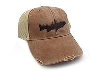 Algopix Similar Product 5 - Fish and Forest Trucker Hat 