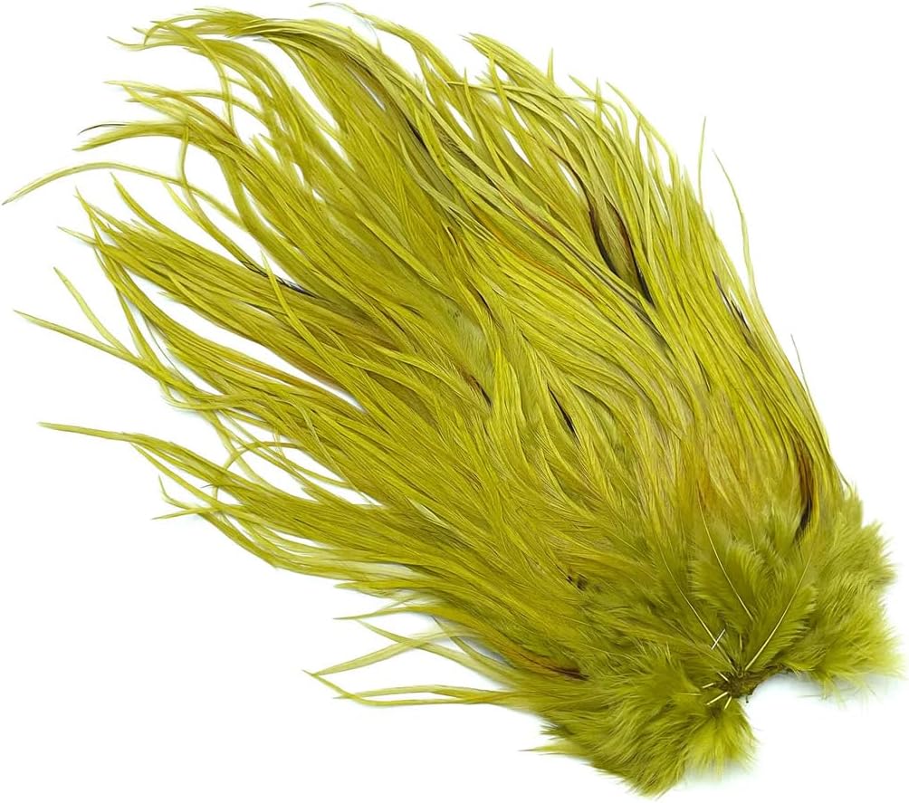 Hareline Dubbin Fishing Hooks - Pastel Yellow, Spear Point