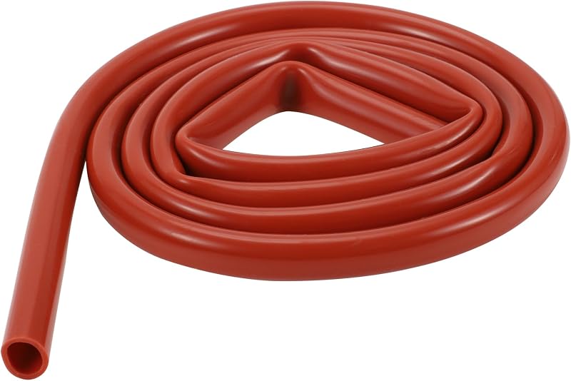 Mangueira de vácuo automotiva de silicone Hihaha vermelha 14 mm – 310 cm
