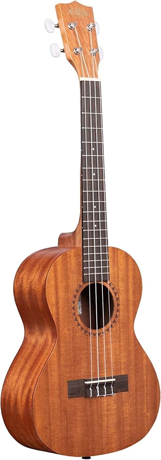 Kala KA-15 Series Satin Mahogany Ukulele, with Rosewood Fingerboard, 4 Aquila Super Nylgut Strings, for All Ages and Skill Levels, 26 Inches, Tenor Ukulele