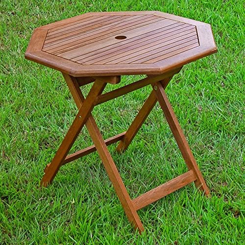 DOUKI 0-inch Octagonal Folding Table