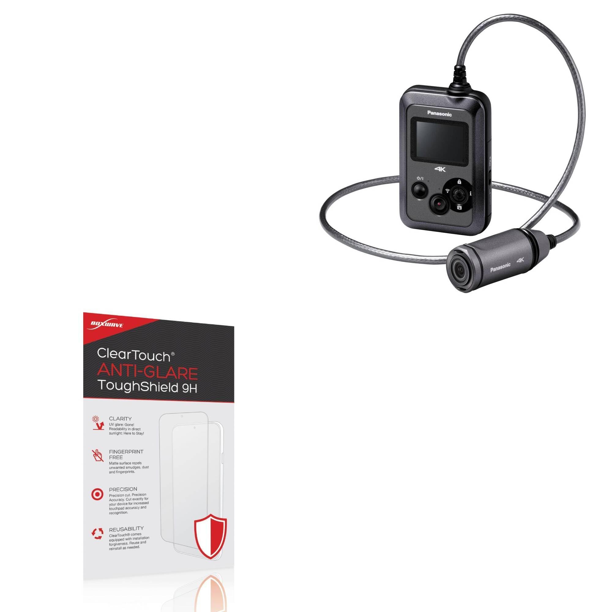 BoxWave Screen Protector Compatible With Panasonic HX-A500 - ClearTouch Anti-Glare ToughShield 9H (2-Pack), Anti-Glare 9H Tough Flexible Film Screen Protector