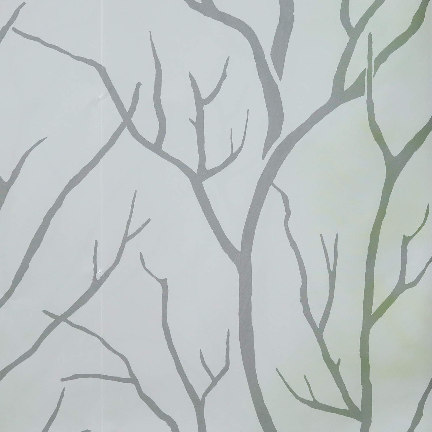 ESLIR Roleta rzymska, firanka rzymska z oczkami, przezroczysta, z haczykami w kształcie litery U, zaciemniająca, nowoczesna, biało-szara, 80 x 140 cm (szer. x wys.), 1 sztuka
