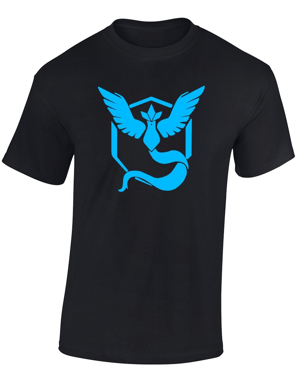 Crown DesignsTeam Valor Red Emblem Motif Pocket Monsters Inspired for Men & Teenagers T-Shirts Tops