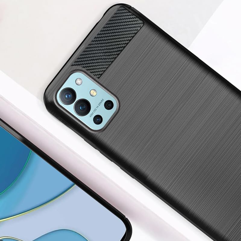 Image of Hybrid Carbon Fiber Back Case for Oneplus 8T (Black)