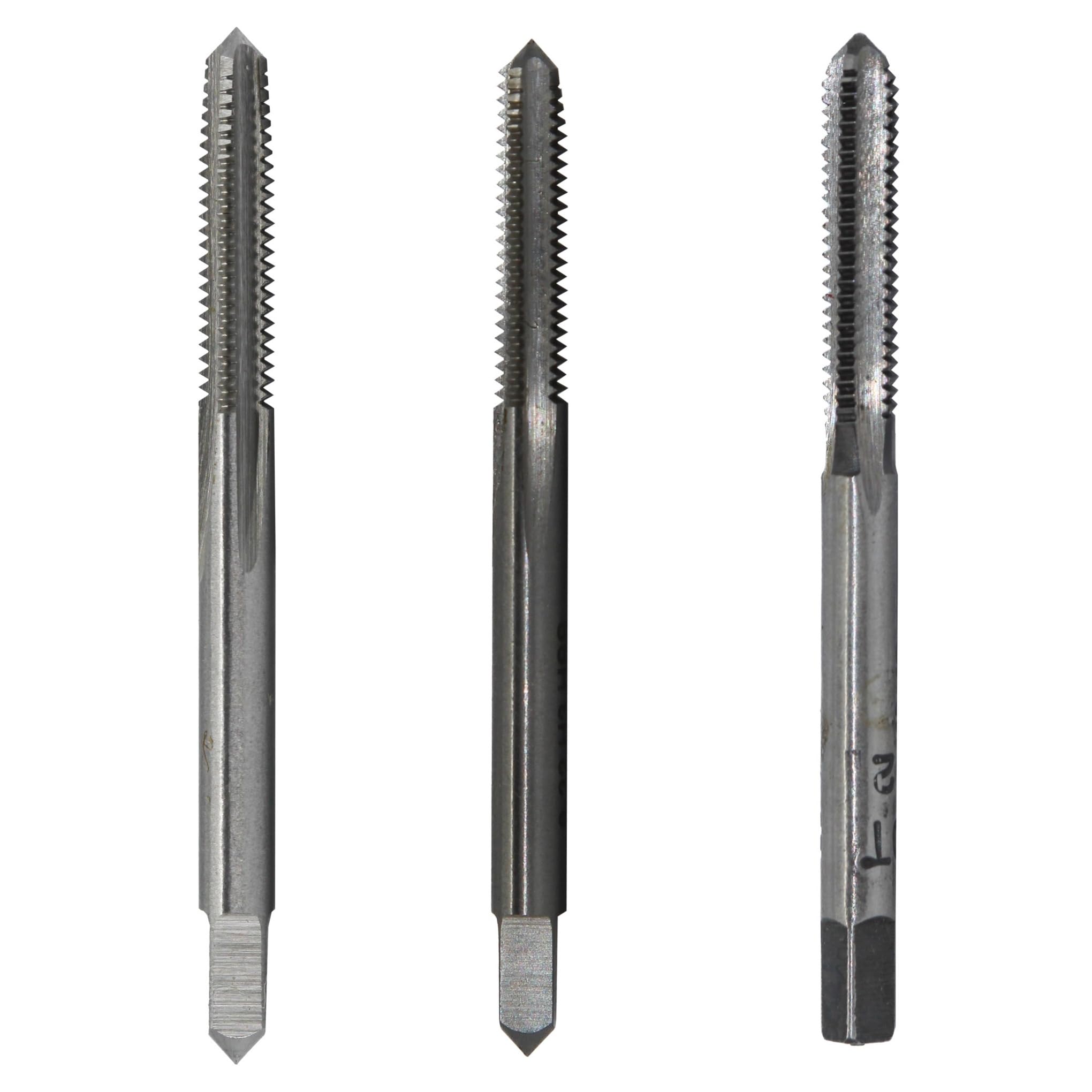 Drill America DWTB1/4-20 DWT Series Qualtech Carbon Steel Hand Threading Tap, Uncoated, Bright Finish, Round with Square End Shank, Bottoming Chamfer, 1/4"-20 UNC — view 14