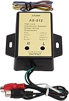 Vista 7 de Convertidor de nivel de altavoz, adaptador de impedancia alta y baja de línea de 2 canales, convertidor de salida de nivel de altavoz de audio