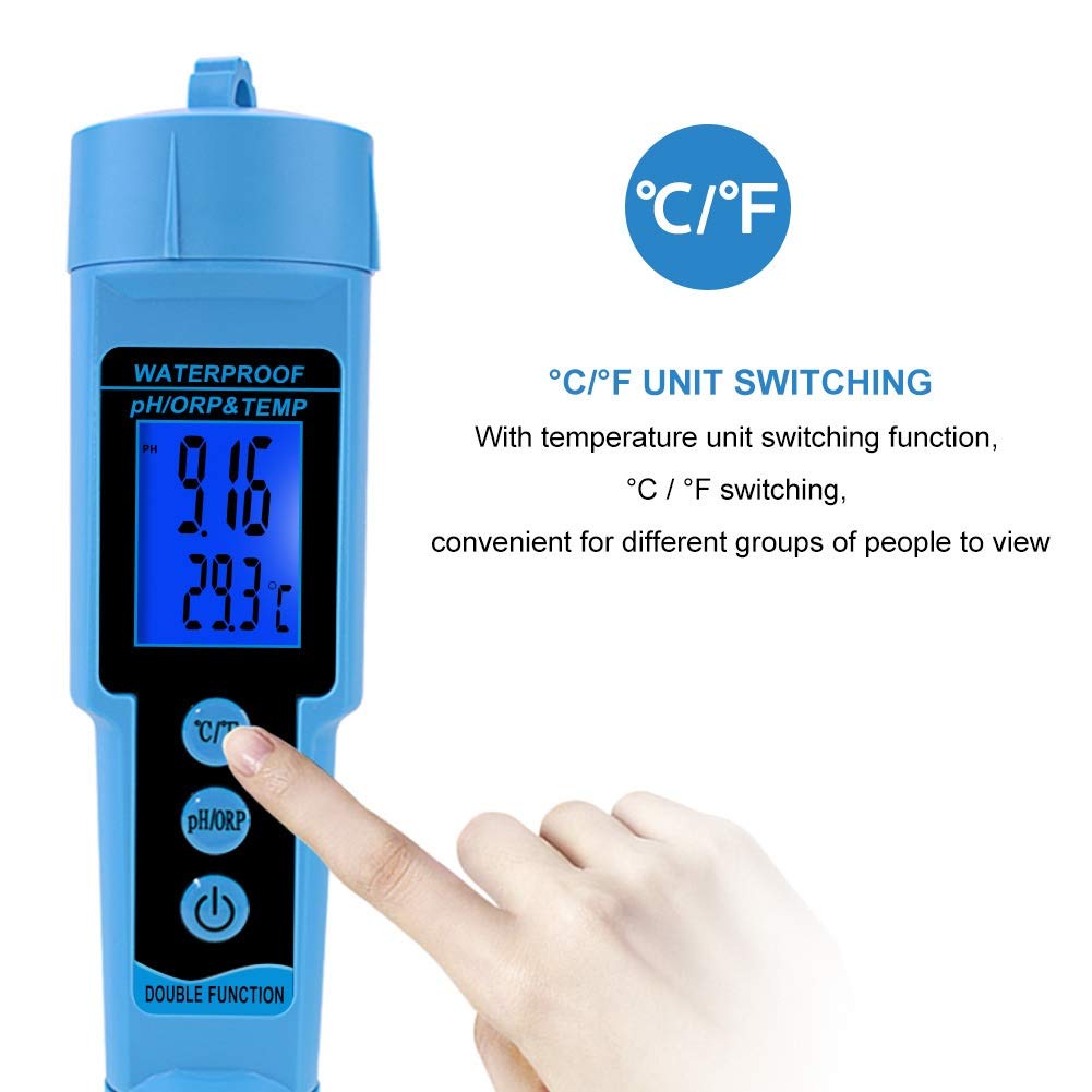 Prodotti scientifici Portatili 3 in 1 PH ORP Temp Misuratore di Acqua Rilevatore di Acqua Multi-parametro Tri-Meter Digitale Tester per Monitor della qualità dell'Acqua