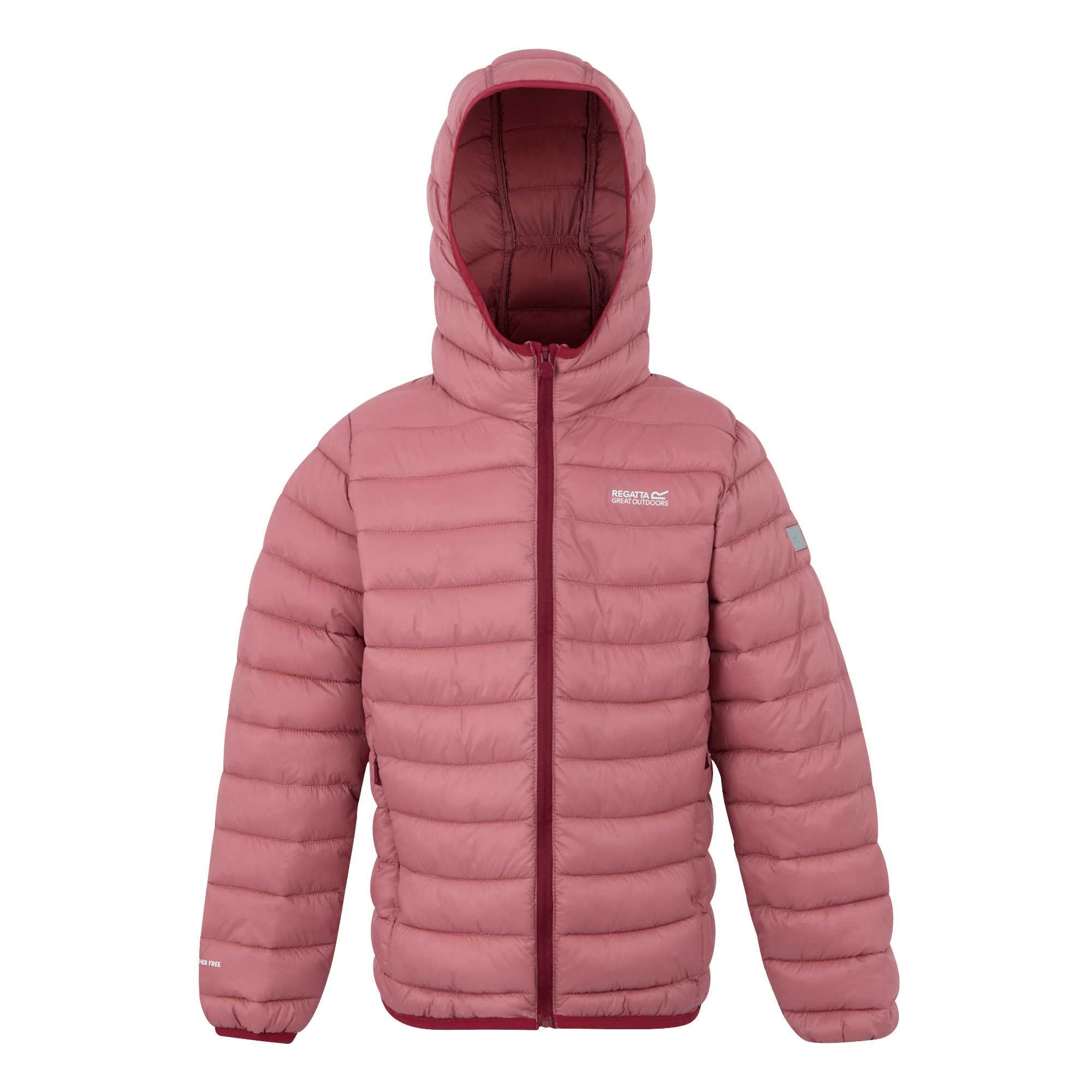 Regatta Kids Hooded Marizion Baffled Jacket Water Repellent Insulated Winter Coat