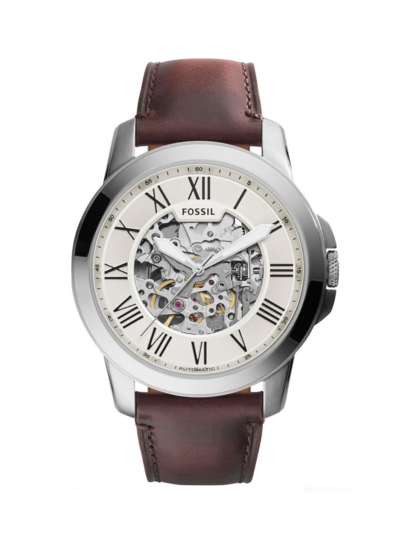 Fossil Grant Reloj mecánico automático de acero inoxidable para hombre