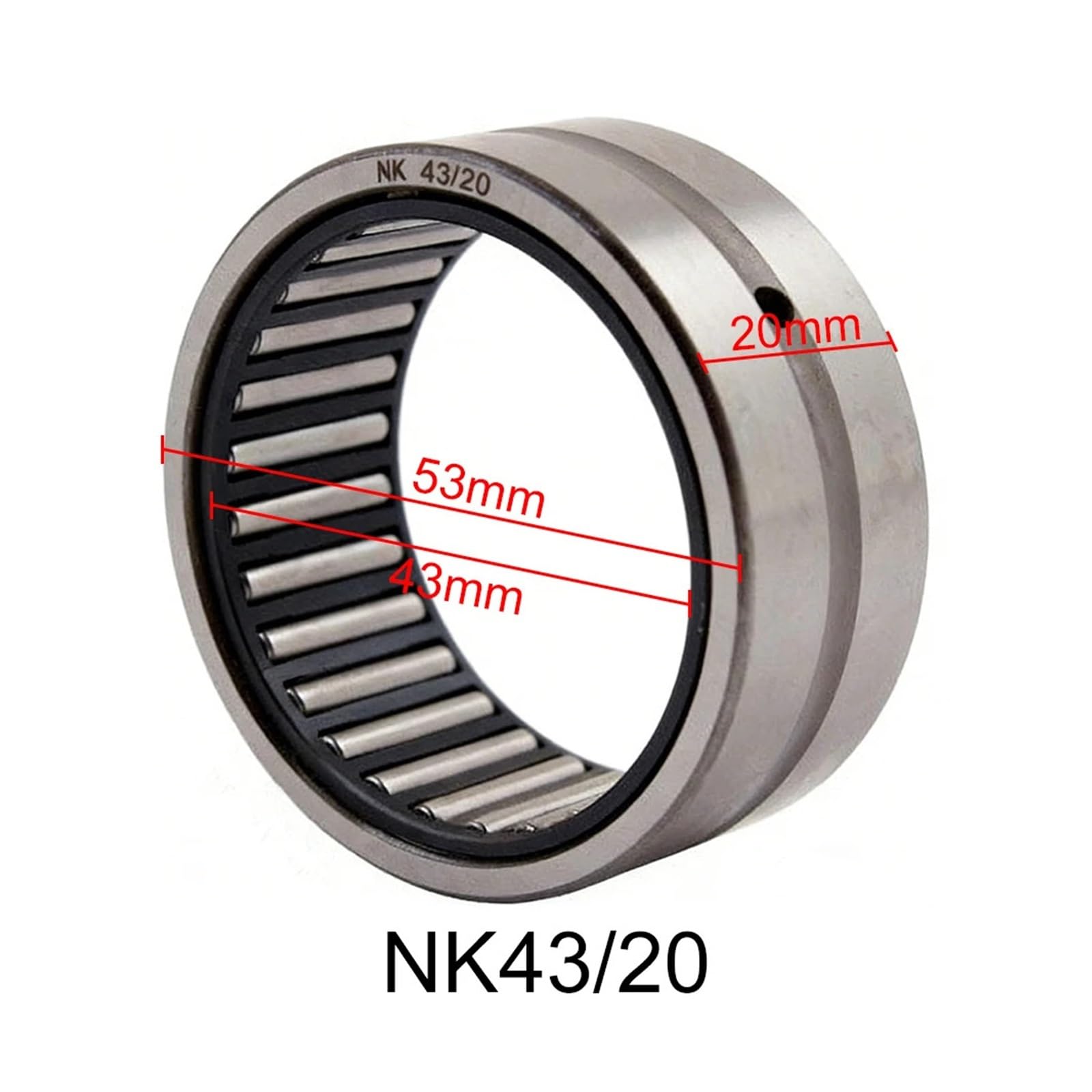 2PCS NK43/20 NK43/30 NK45/20-TV NK45/30-TV Rodamientos de Agujas