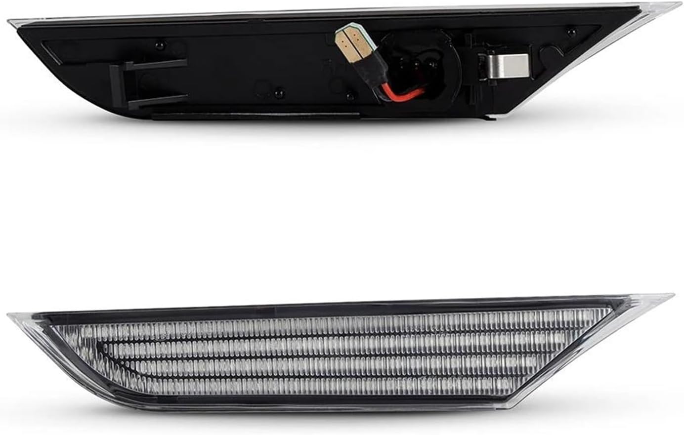 に適合する GTR R35 2007-2022 2個 通常点滅 LED サイドマーカーライト ターンシグナル ウィンカーランプ ター