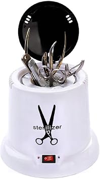 Beauty Tools Sterilizer, Soriace  High Temperature UV Cleaning Tool Sterilizer with 140g Glass Ball, Ideal for Disinfecting Hair Tools/Nail Manicure Set/Dental Hygiene Kit etc