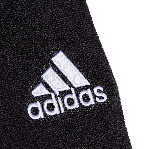 Adidas Interval Large Reversible Wristband, White/Black, One Size #TOP3