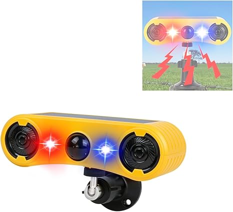 2X Outdoor Solar Wireless Motion Sensor Alarm 13 Sound Detector 129db Loud Noise