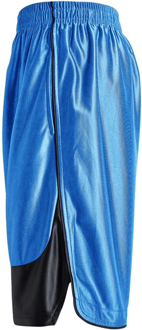 LeeHanTon 4-Pack Men's Basketball Shorts Summer Gym Training Athletic Shorts with Pockets Drawstring