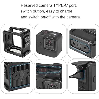Amazon.com : Cage Protective Frame for Gopro Hero 11 Black