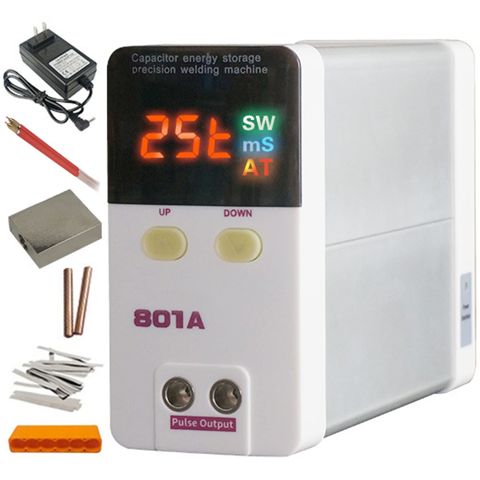 801A Bezprzewodowa Zgrzewarka Punktowa 11,6 Kw Kondensatorowa Zgrzewarka Punktowa Do Magazynowania Energii Mini Przenośna Precyzyjna Bateria Impulsowa Zgrzewarki Akumulatorowe I Blacha Niklowa