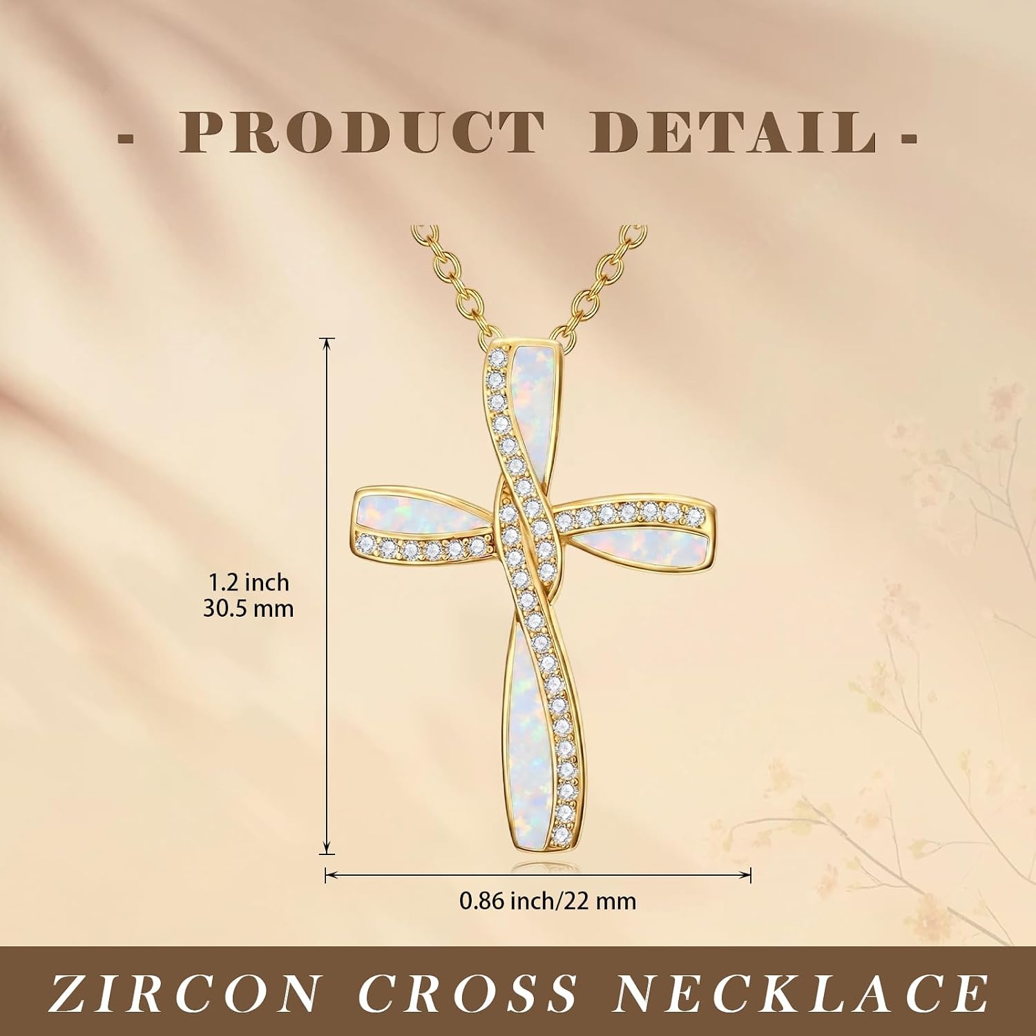 Gold Dainty Cross Necklace for Women 14K Gold Christian Cross Pendant Necklaces Jewelry Valentines Day Gifts for Wife Girlfriend Her