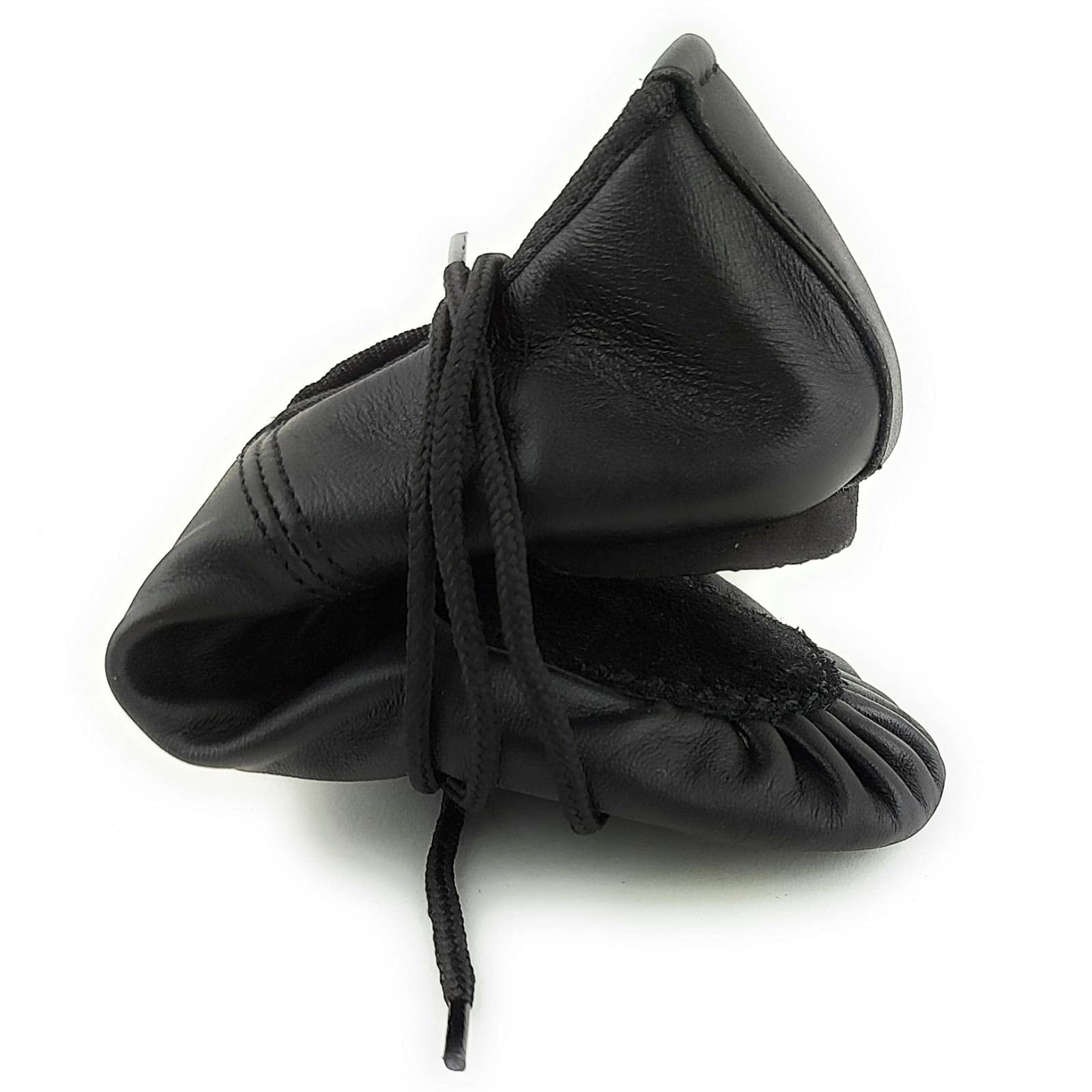 Jazz Shoes - Zapatos de baile modernos de cuero negro con suela dividida