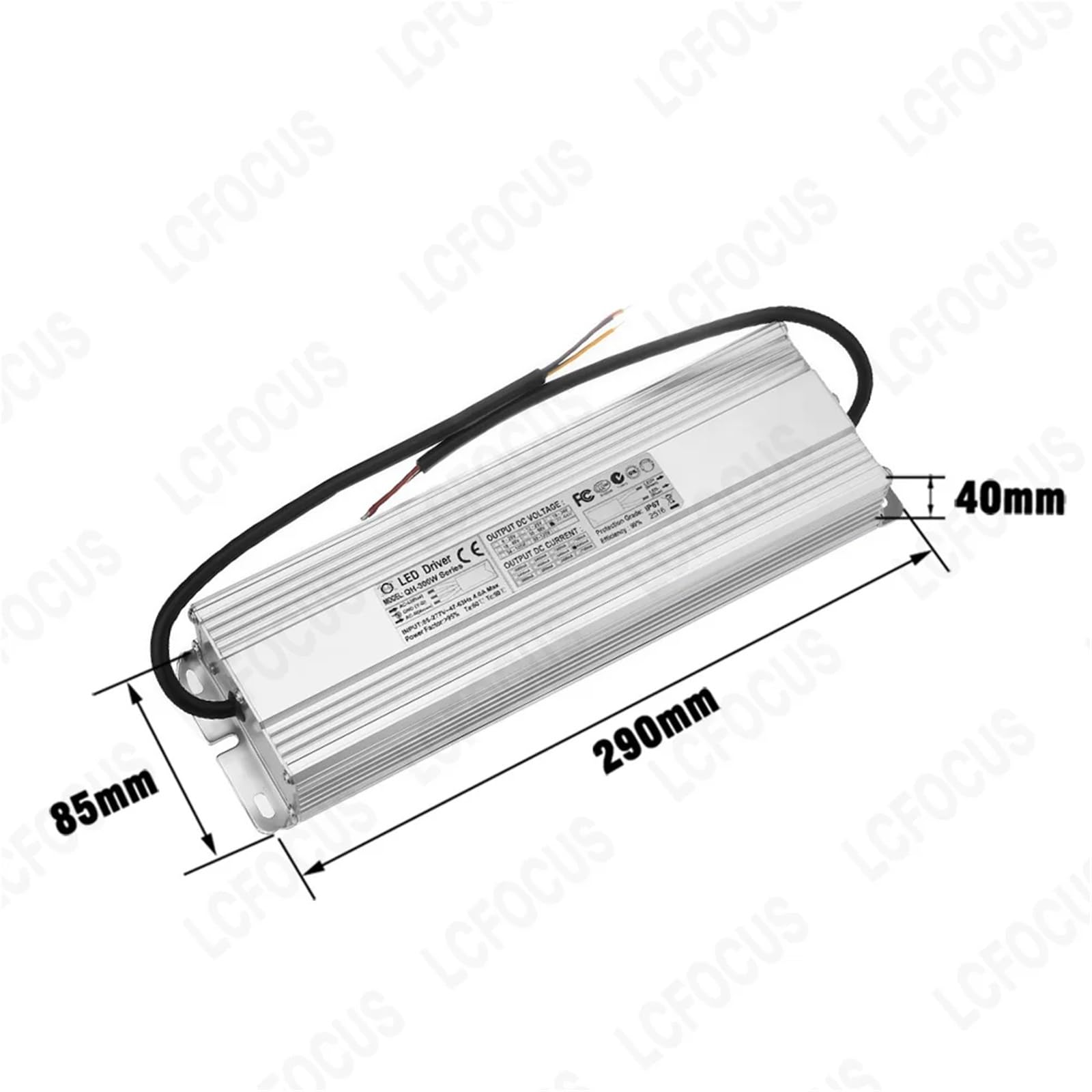 1 pz Impermeabile 100 W 120 W 150 W 200 W 300 W LED Driver 18-34 V 1500mA 3000mA 3600mA 4500mA 6000mA 9000mA Illuminazione(6000mA 30-48V 300W)