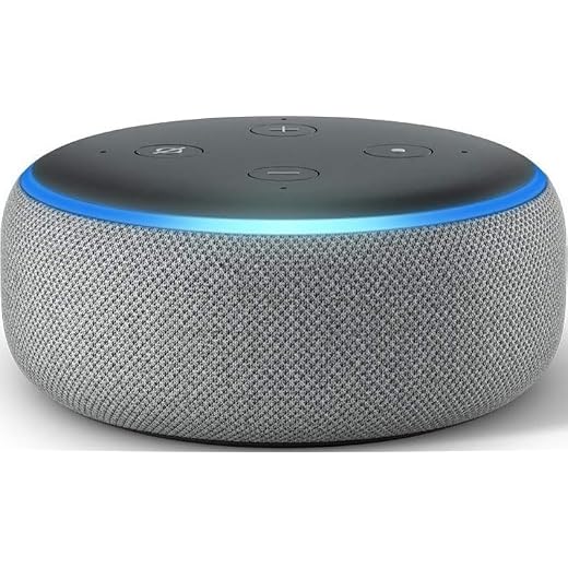 Echo Dot (3rd Gen) - Smart speaker with Alexa - Heather Gray