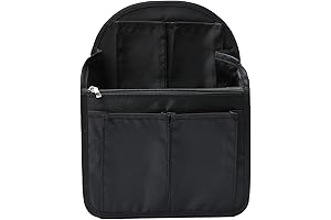 Surblue Backpack Organizer Insert Liner, Black, M