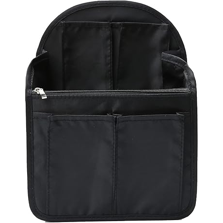 Surblue Backpack Organizer Insert Liner, Black, M