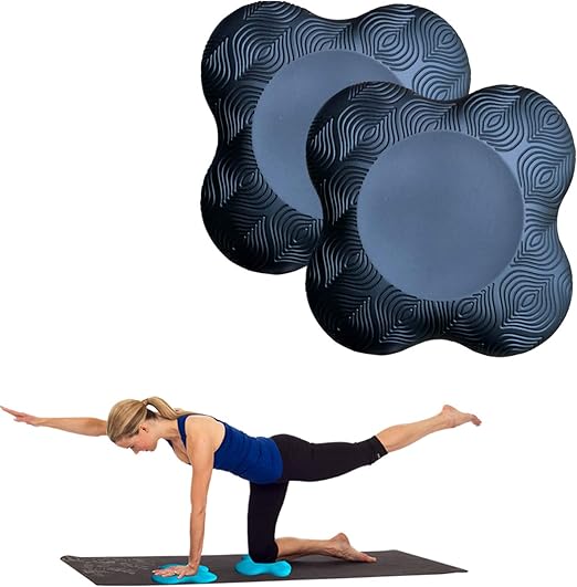 Zealtop Yoga Knee Pads Cushion Extra Thick for Knees Elbows Wrist Hands