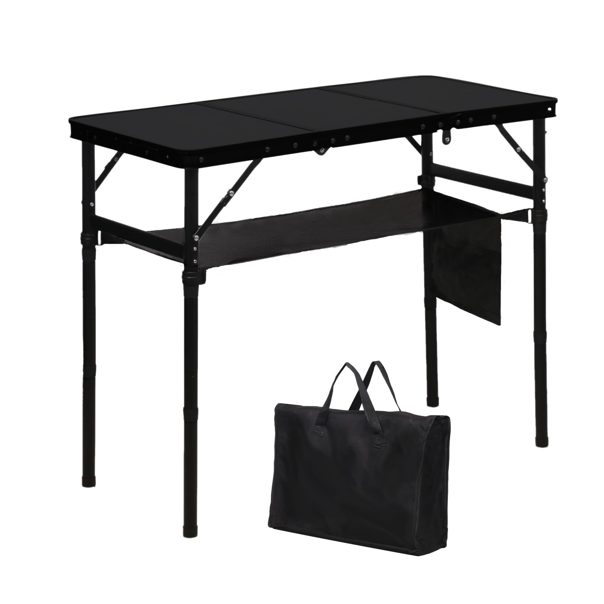 Amazon.com: LOFTEY Folding Camping Table with 3 Adjustable Height