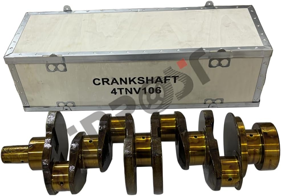 4TNV106 Crankshaft compatible with Yanmar 4TNV106T-XTBL 4TNV106-GGE TL150 C50R3 MTL25 CTL80