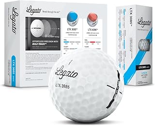 Legato LTX3085 Golf Balls: 3-Piece Urethane, 85 Compression for Max Distance, Soft Feel & Control