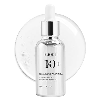 10% Azelaic Acid Serum Redness Soothing Face Serum with Niacinamide & Centella Asiatica Hydrating Acne Treatment for Sensitive Skin Azelaic Acid Formula Centella Asiatica CICA Facial Serum Skin Care