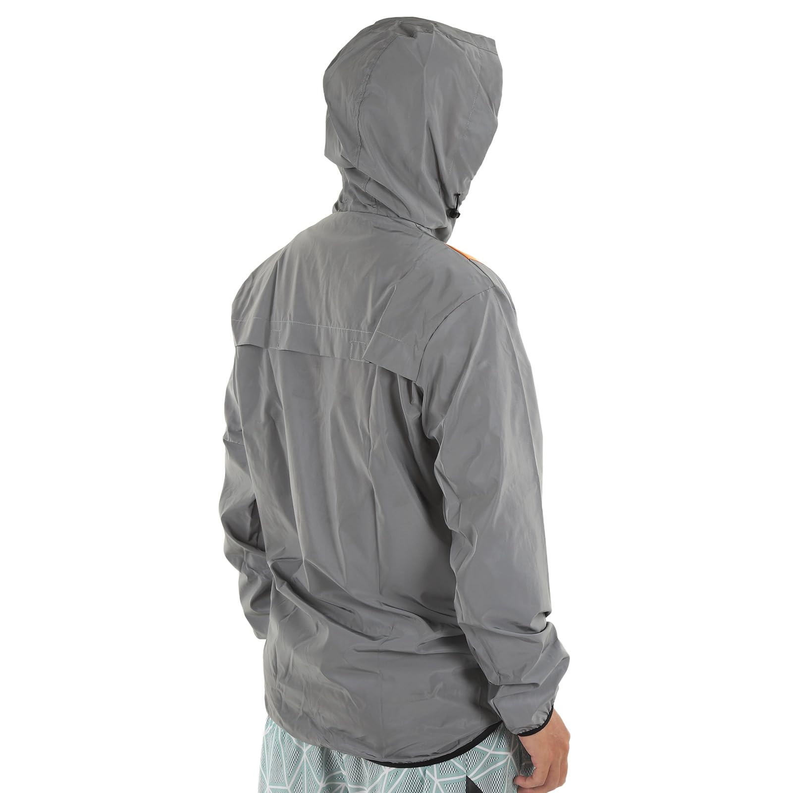Chaqueta de Ciclismo para Hombres, A prueba de viento para Hombres Bolsillos Laterales Reflectantes para el Deporte (2XL)