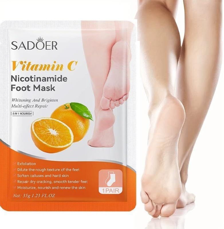 Foot Peel Mask for Dead Skin Removal Exfoliating Foot Mask Peeling Feet Foot HydratingCallusesMake Your Feet Baby Soft, Repair Rough Heels-Pack of-1