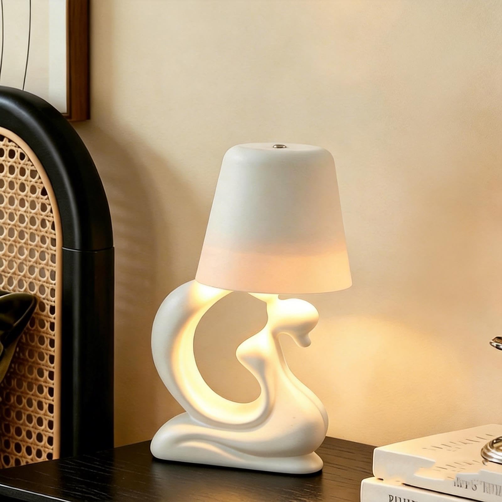 Lampada Da Tavolo A LED, Lampada Da Scrivania A LED Con Decorativa,