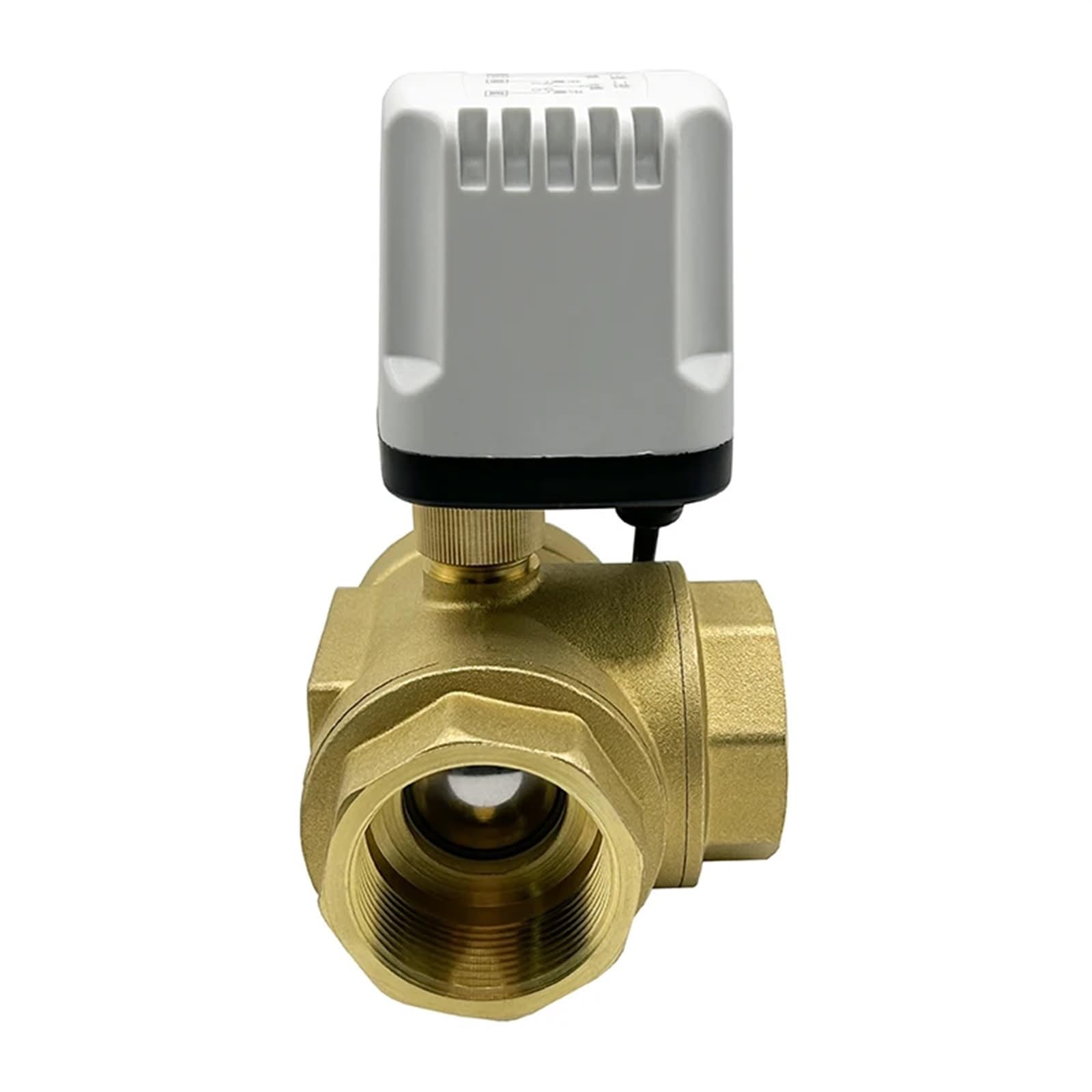 1/2 '' 3/4 '' 1 '' 2 Pollici IP65 Impermeabile valvola a Sfera motorizzata in Ottone 2 Fili T Tipo valvola a Sfera elettrica a 3 Vie(12vdc-Normally Closed,1 inch)