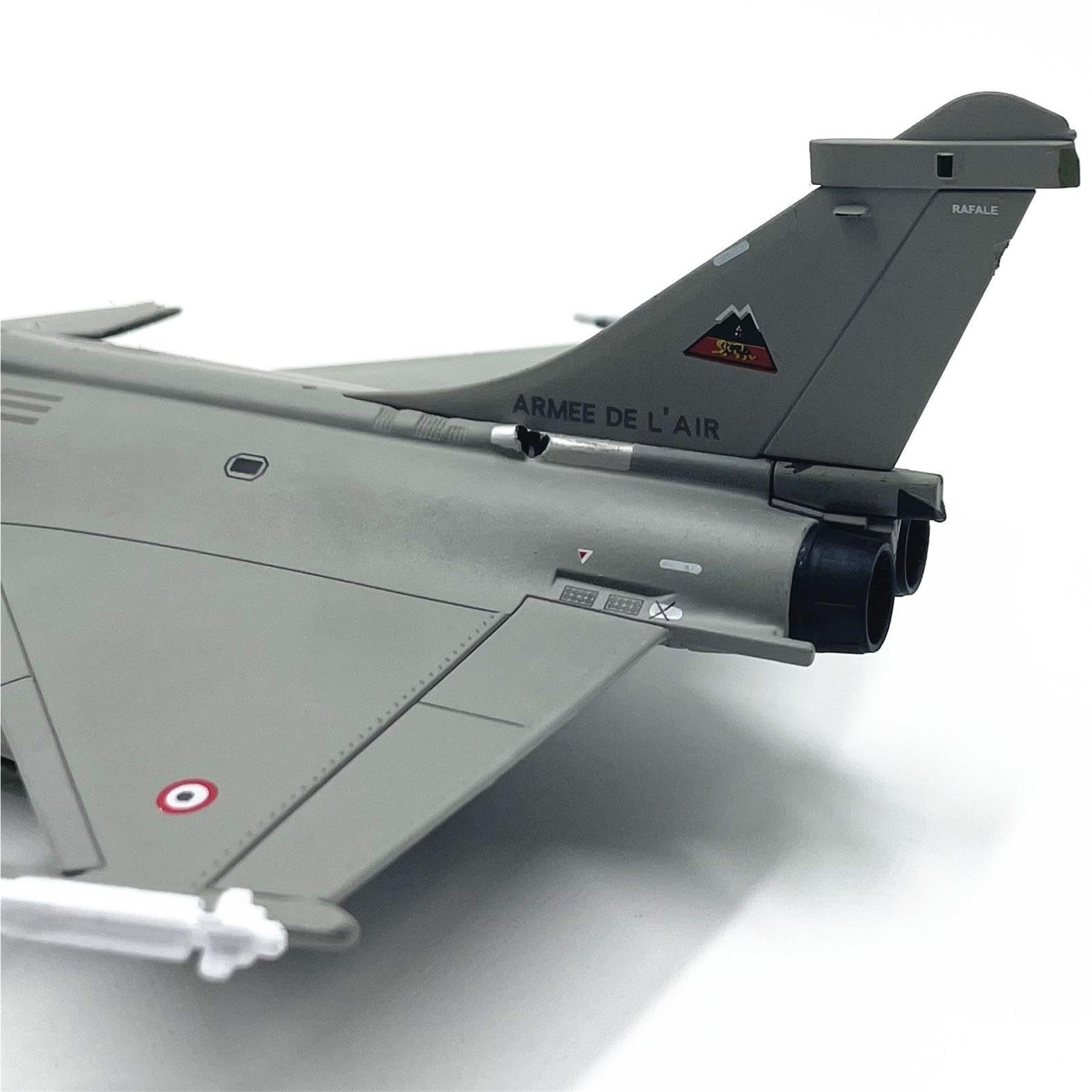 aerei a reazione Modello in lega C Rafale dell'aeronautica francese 1:100 regali per piloti