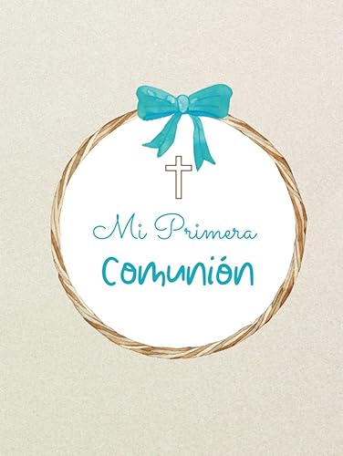 Comunion Niño o Niña Libro de Firmas y Recuerdos de invitados Mi Primera Comunion, Decoracion Fiesta Detalles Recordatorios y Regalos Originales