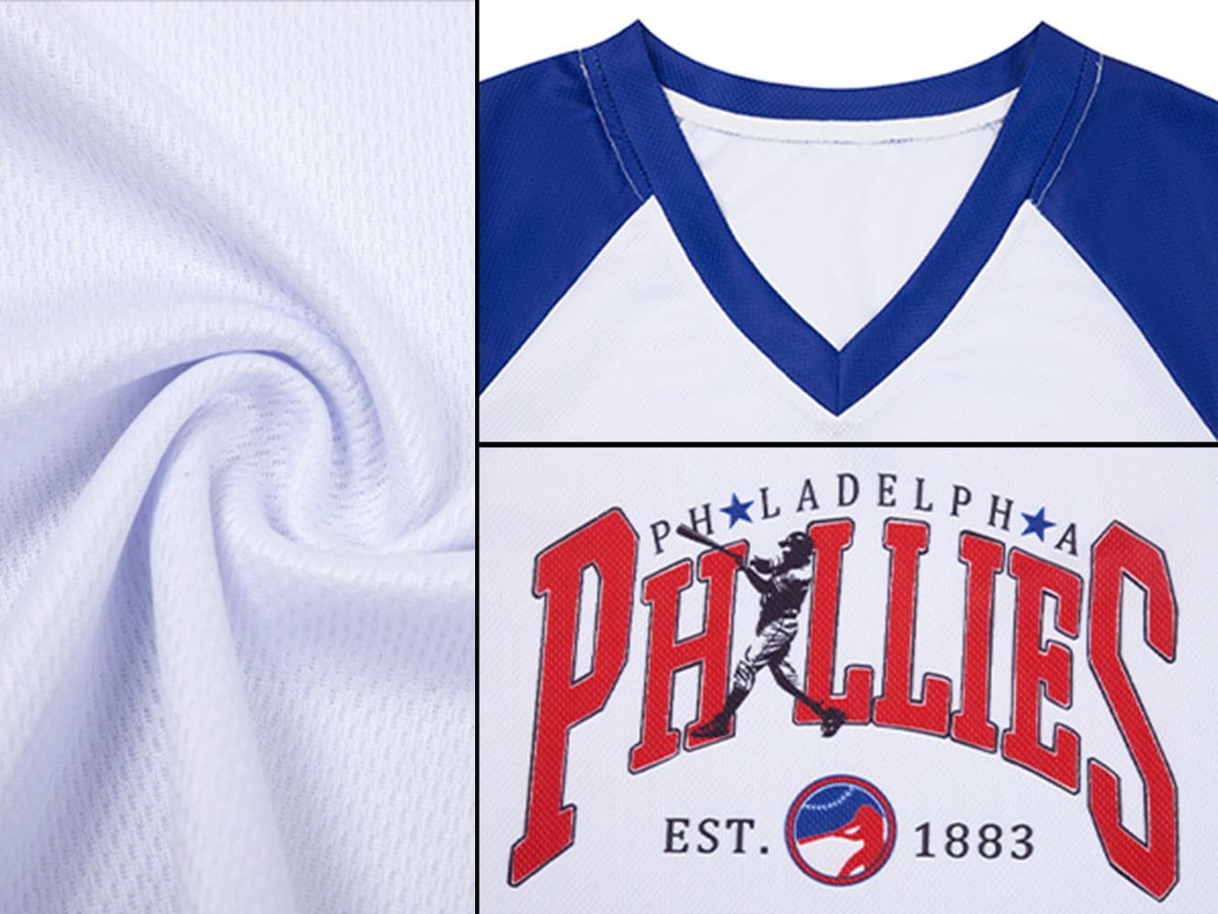 Baseball Shirt Women Striped Baseball Mom Shirts Jersey V Neck Game Day Tshirt Baseball Team Tee Tops Fans Gifts - Image 6