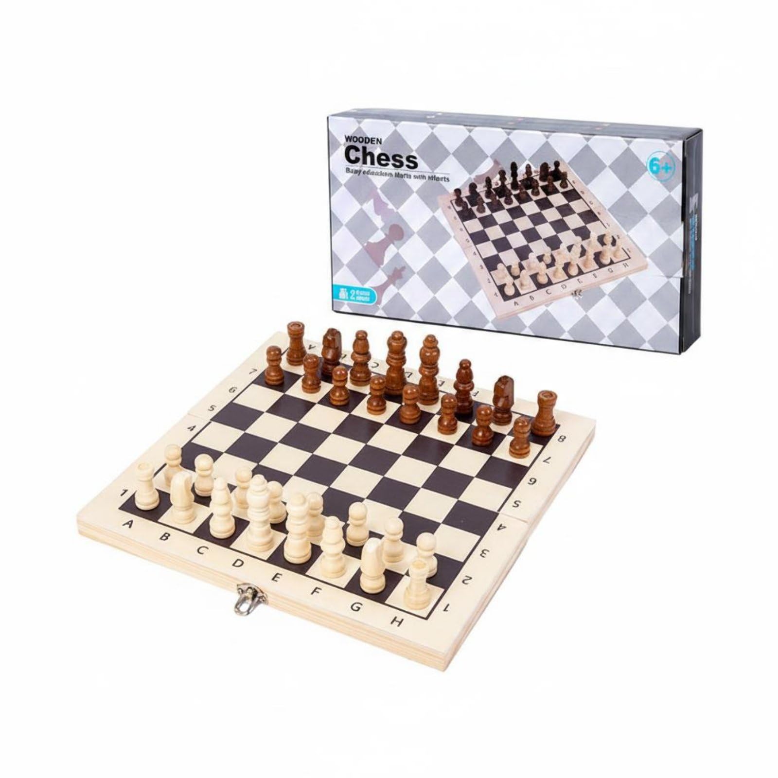 Teacher Recommended Portable Chess Set Competition Use Travel Chess Set Foldable Design Game Equipment Easy to Carry for Students, Kids, School, S-image-12