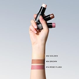 FOCALLURE 3 Pcs Cream Contour Sticks,Shades with Highlighter & Bronzer & Blush,Non-greasy Long-wear Face Contouring Pen,Easy to Sculpt the Face and Create a Lightweight Finishing Makeup,NEUTRAL