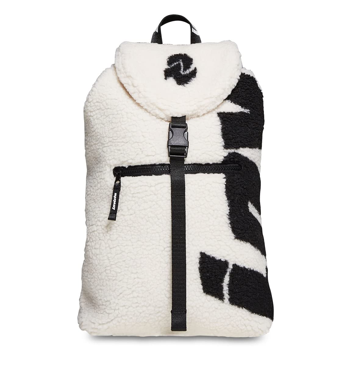 Invicta Backpack, VINTAGE FUR Minisac Drawstring Backpack, Casual Daypack, Unisex, One Size 8 LT, For Day Trips & Free Time, with Hip-Belt, packable, Italian Design, bicolor